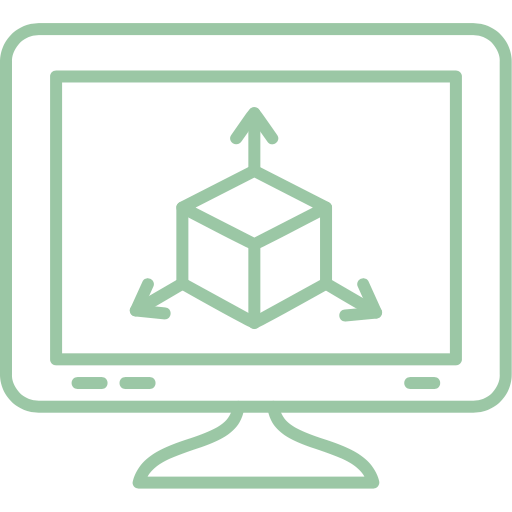 icone conception 3D réaliste